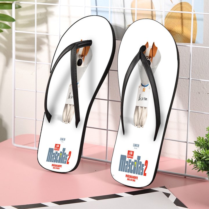 The Secret Life of Pets Poster 6 Gift For Fan Flip Flop Shoes