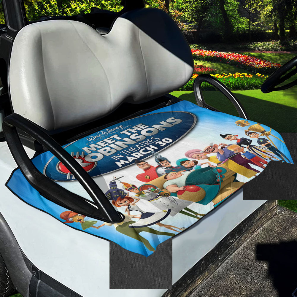The Riobinons Car Meet the Robinsons Poster 6 Sightseeing car cushion cover - heiheiworld