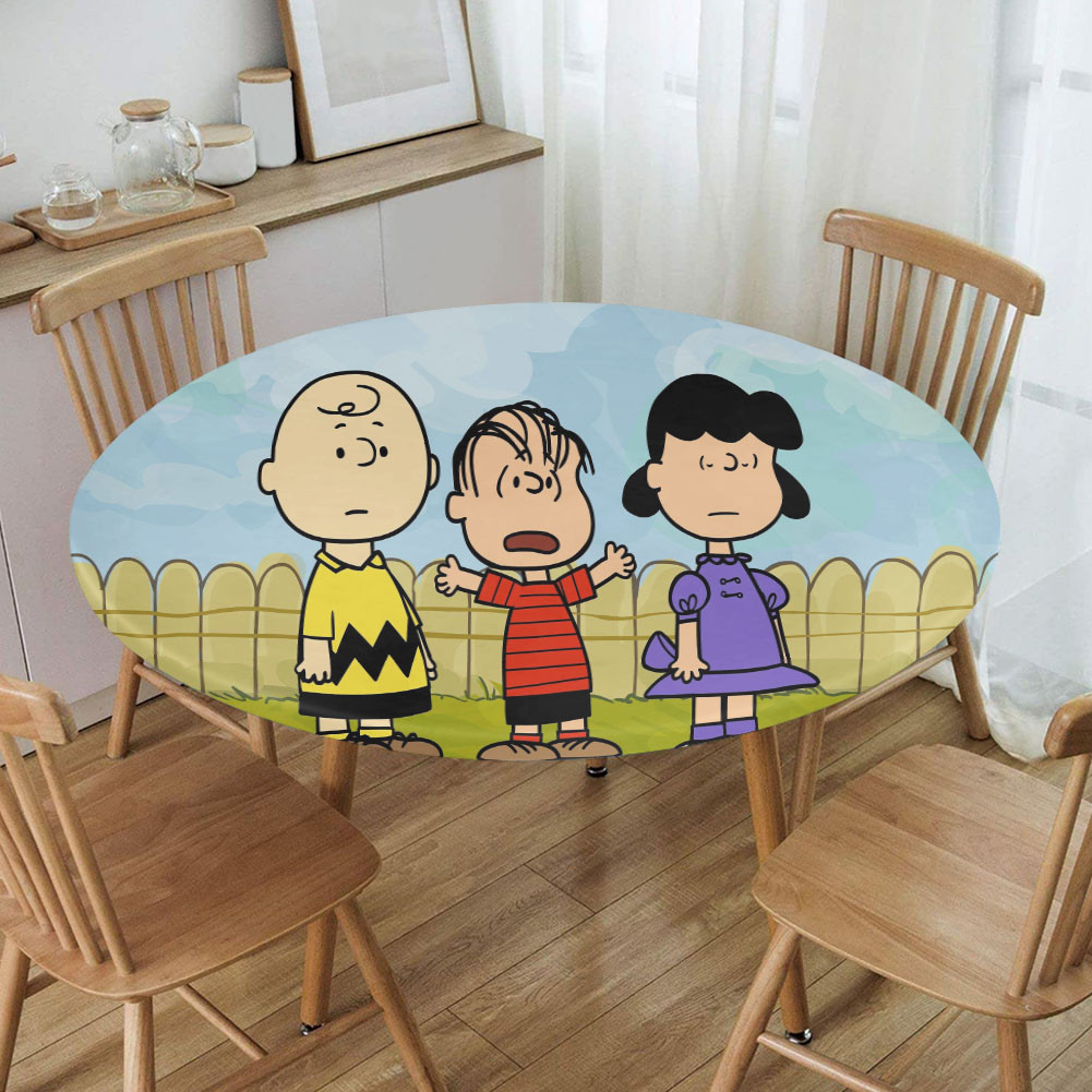 Table Setting Snoopy Peanut Snoopy And Friends12 Round Table Set - heiheiworld