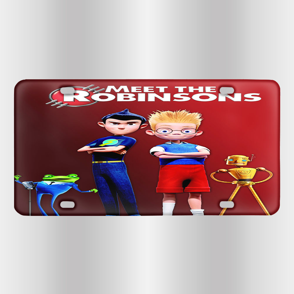 The Riobinons Car Meet the Robinsons Poster 5 Car License Plate - heiheiworld