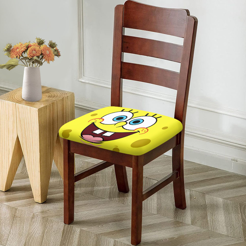 Spongeob Chair SpongeBob SquarePants v1 Square Chair Cushion Cover - heiheiworld