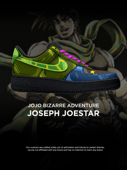 JoJo's Bizarre Adventure Joseph Joestar shoe design