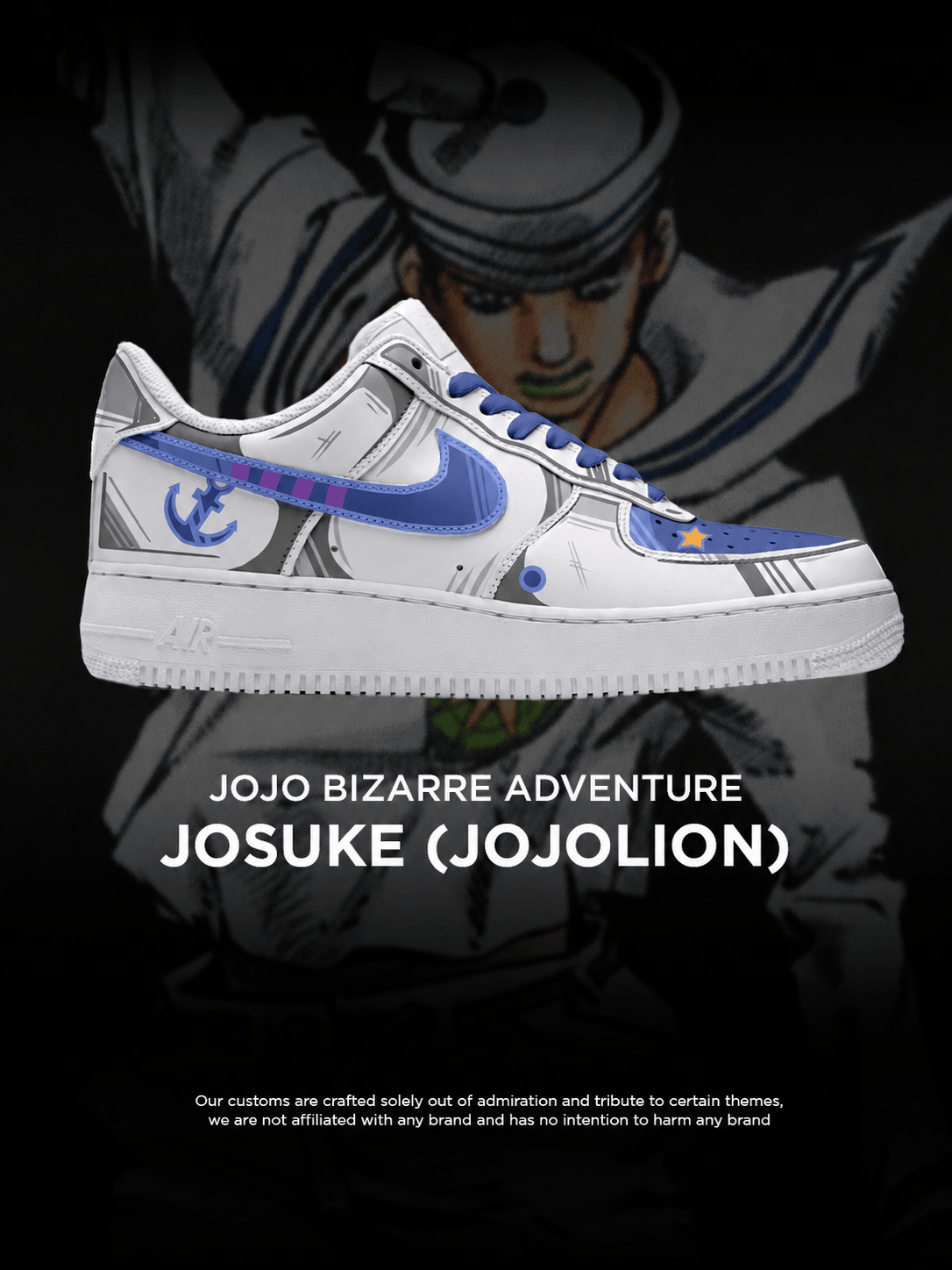 JoJo's Bizarre Adventure Josuke (JoJolion) shoe design