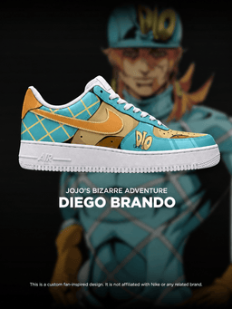 JoJo's Bizarre Adventure Diego Brando shoe design