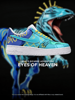 JoJo's Bizarre Adventure Eyes of Heaven shoe design