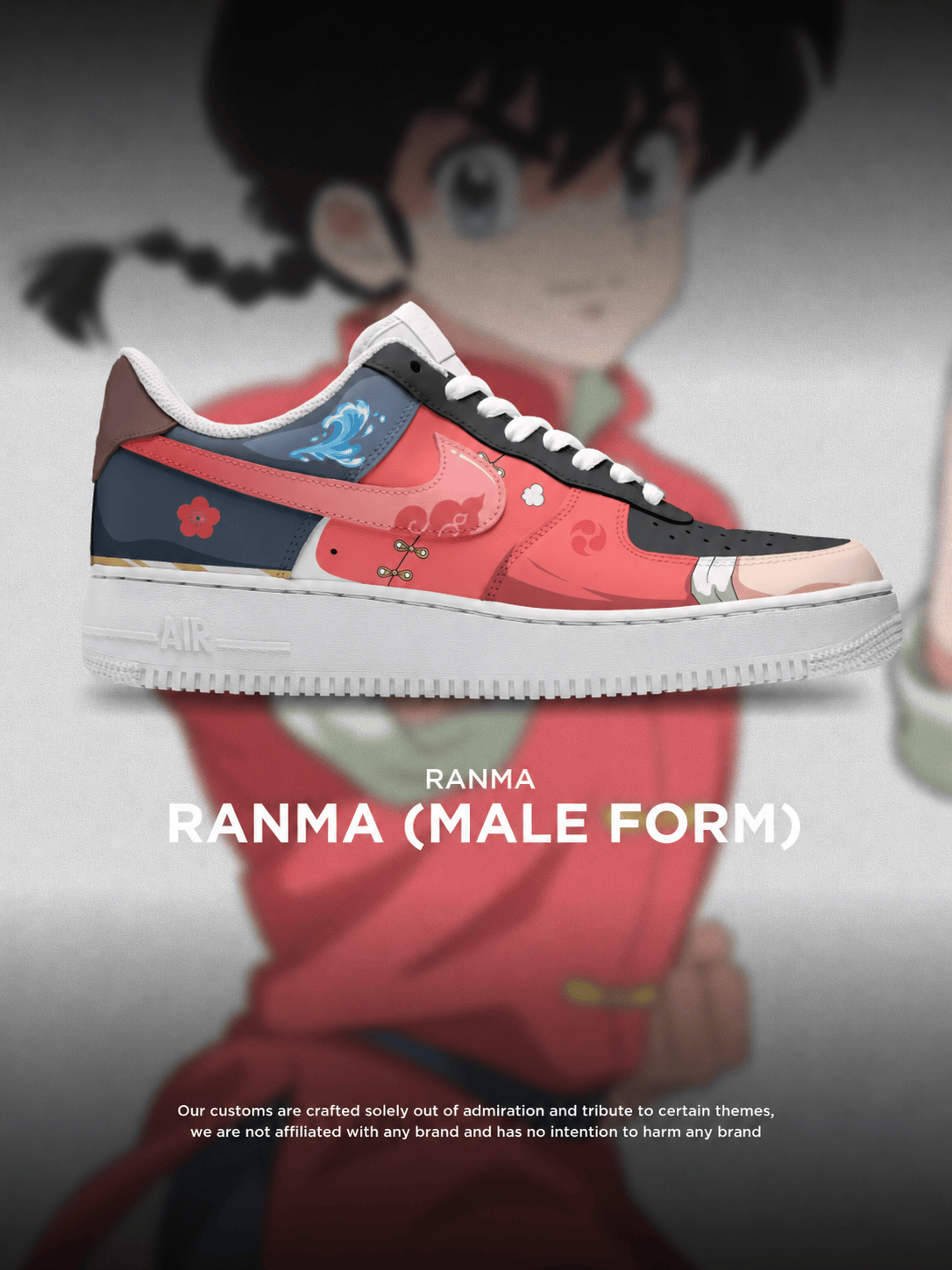 Ranma ½ Male Form shoe design