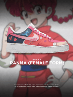 Ranma ½ Female Form shoe design