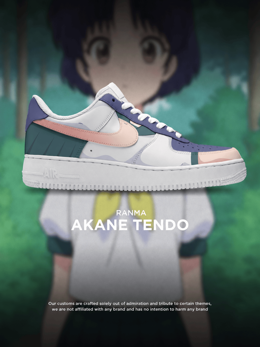 Ranma ½ Akane Tendo shoe design