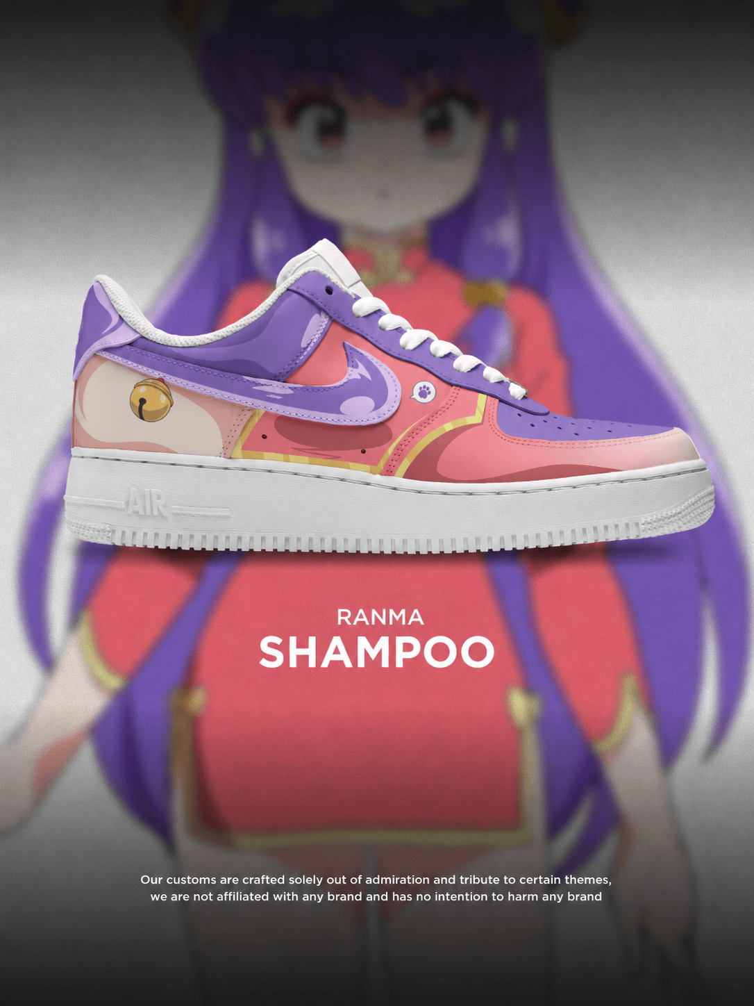 Ranma ½ Shampoo shoe design