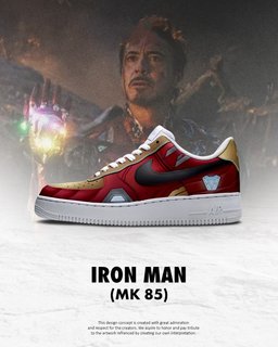 Iron Man MK 85 shoe design