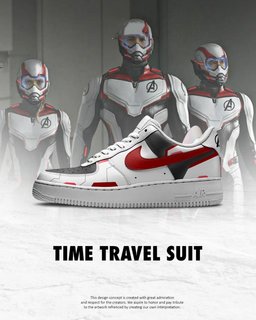 Avengers Time Travel Suit shoe design