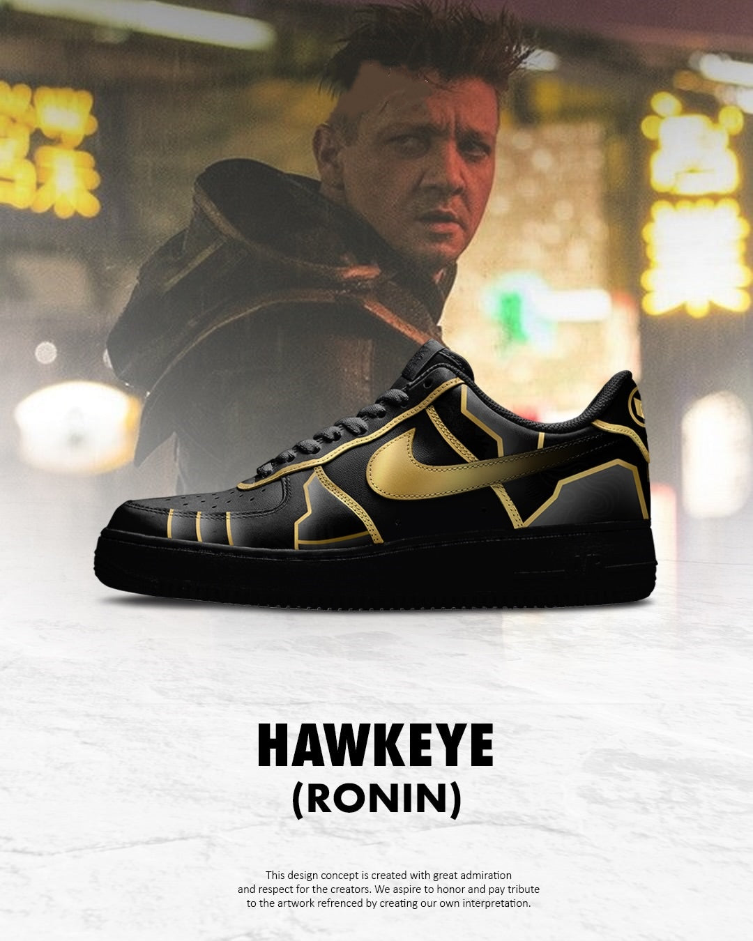 Hawkeye Ronin shoe design
