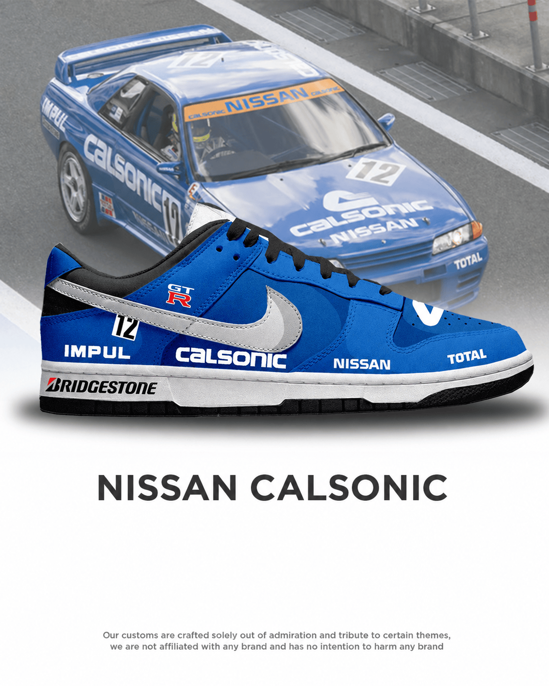 Nissan Calsonic DK shoe design