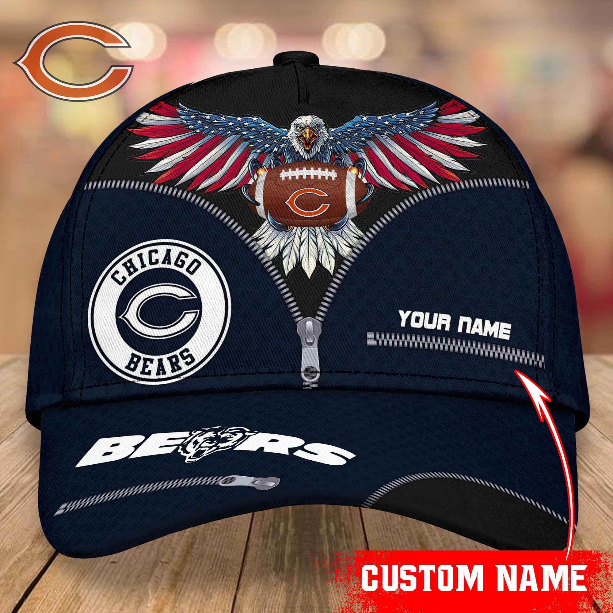 Chicago Bears NFL-cap Custom T-39717 - Styletrendy