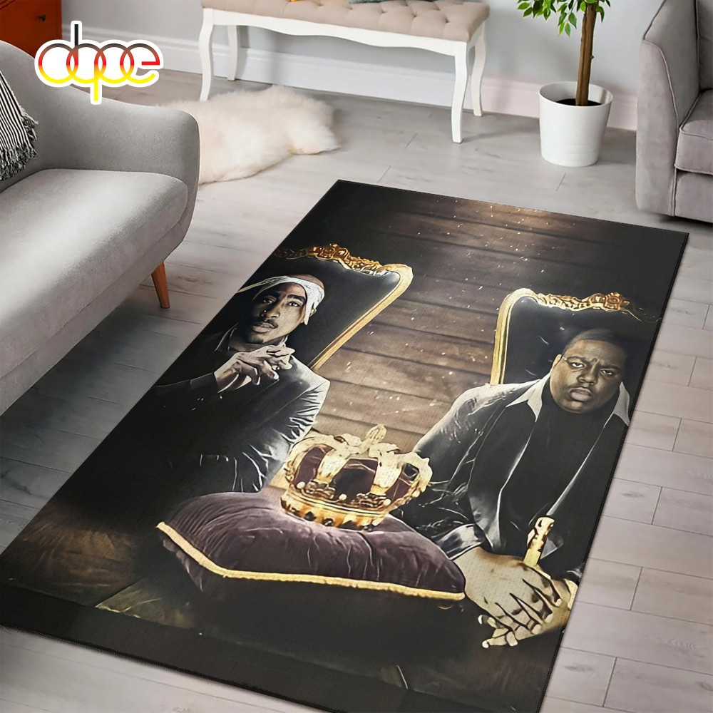 2Pac Thuglife & Notorious B.I.G. Ultimate Hip-Hop 90s Rug - Styletrendy