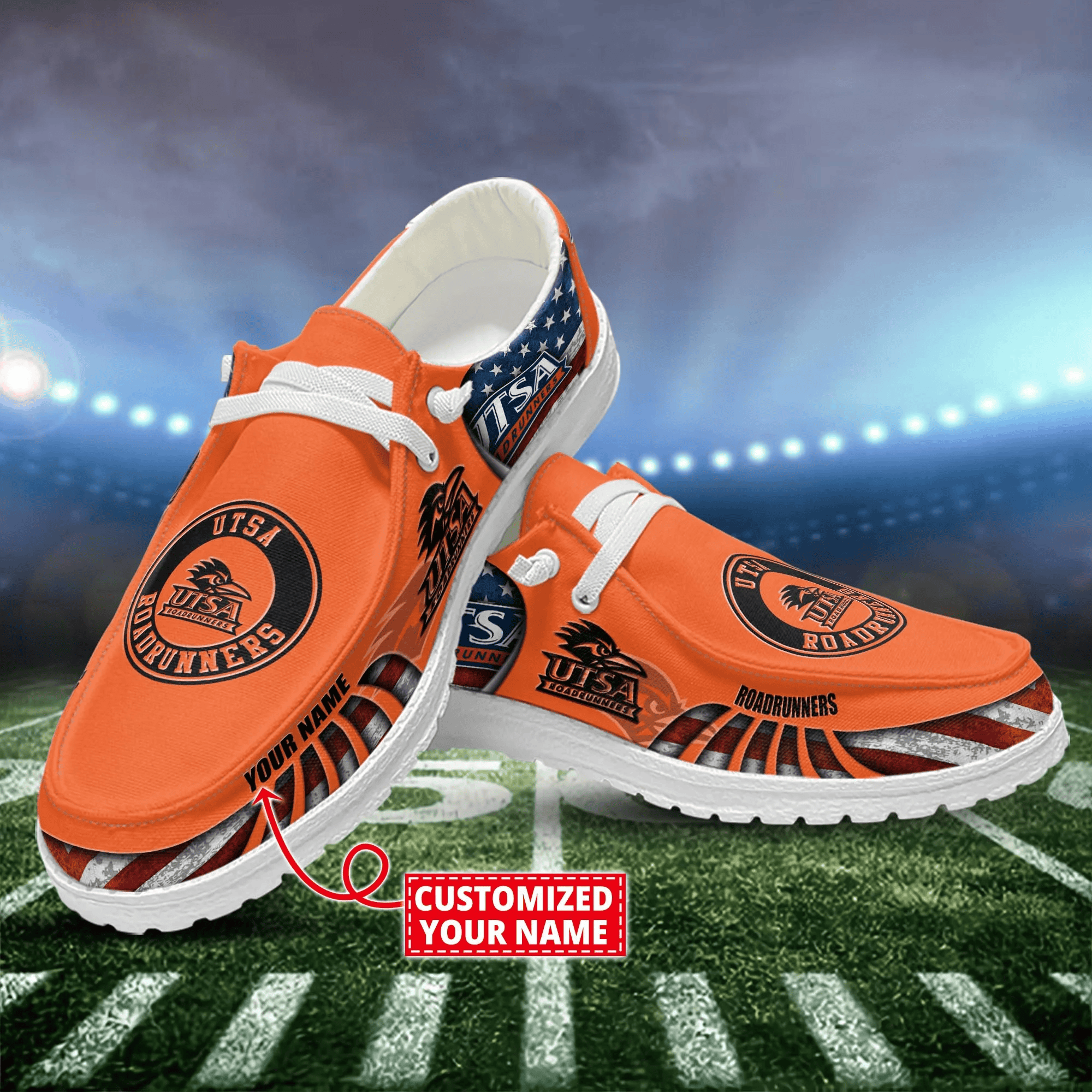 UTSA Roadrunners Personalized Custom Hey Dude Shoes Yourcooldesign ...