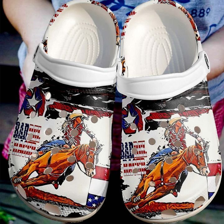 Barrel Racing Racer Sku 100 Crocss Clog Shoes - Styletrendy