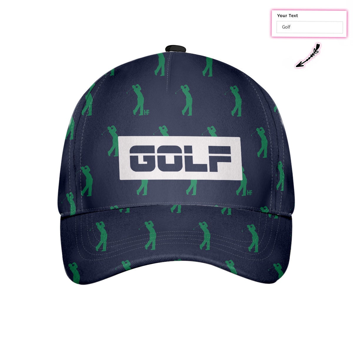 Custom Hot Golf Pattern Cap - Styletrendy