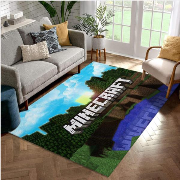 Minecraft Rug Runner Minecraft Area Rug Living Room Rug US Gift Decor - Styletrendy