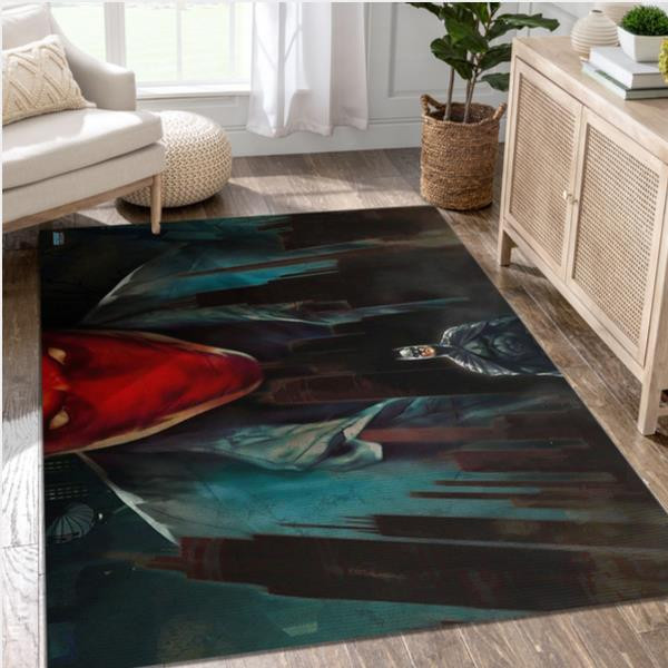 The Batman Riddler Rug Batman Ver2 Rug Bedroom Rug Home Decor Floor Decor - Styletrendy