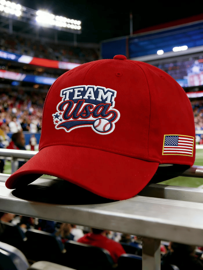 Wbc Baseball Cap Team USA WBC 2026 Hat Embroidered World Baseball Classic Merch Baseball ...