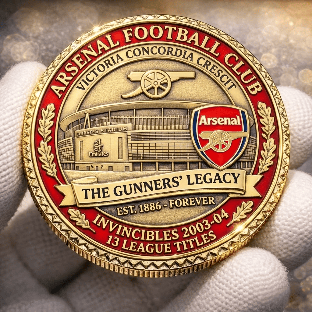 Arsenal The Gunners Legacy Commemorative Coin - WearAndDecor