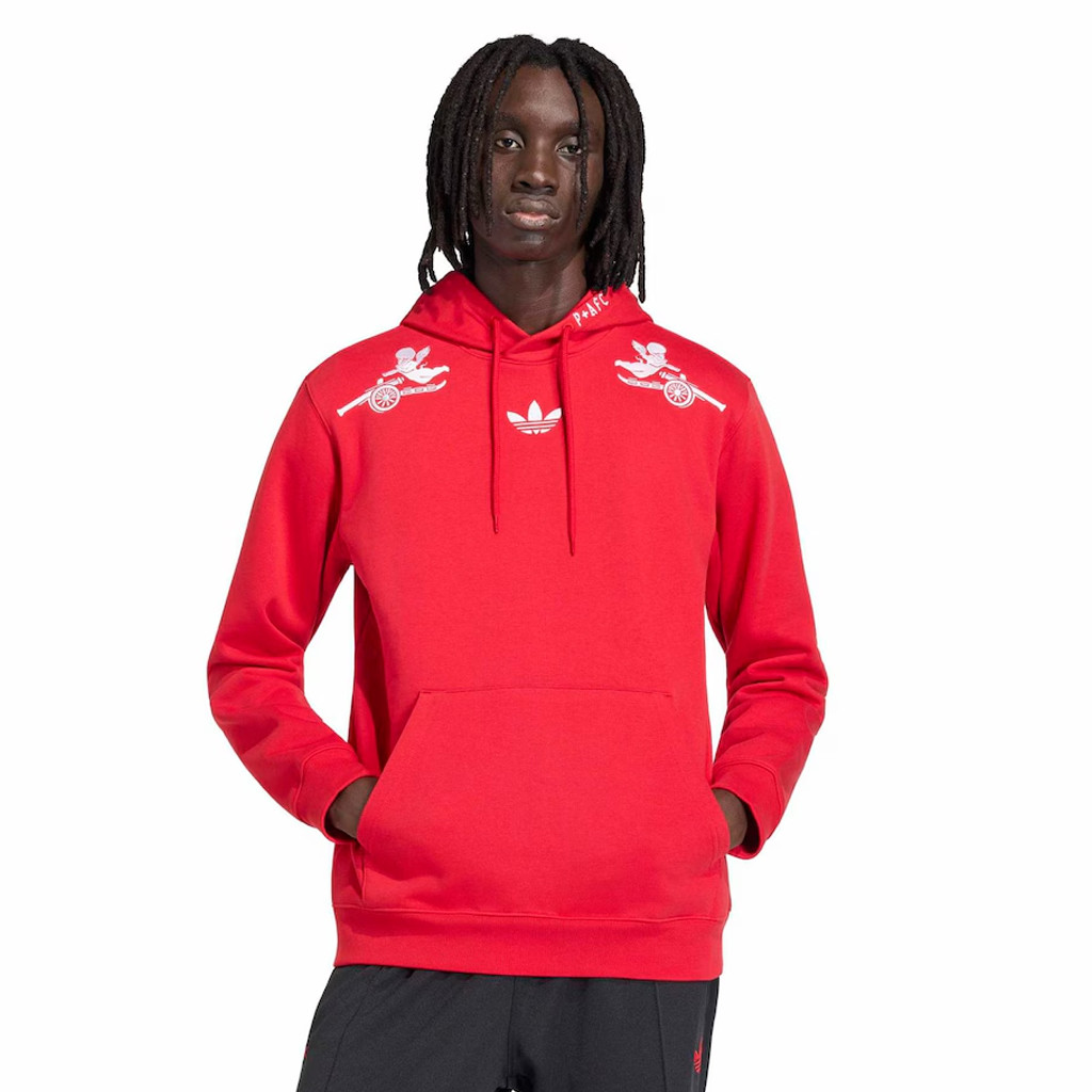 Arsenal Merch 2026 Arsenal X Places Plus Faces Adidas Hoodie Red ...