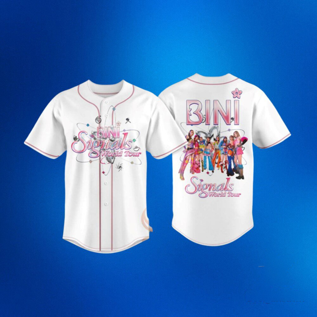 Signalsuk Merch BINI Signals World Tour 2026 Baseball Jersey BINI Merch Presents For ...