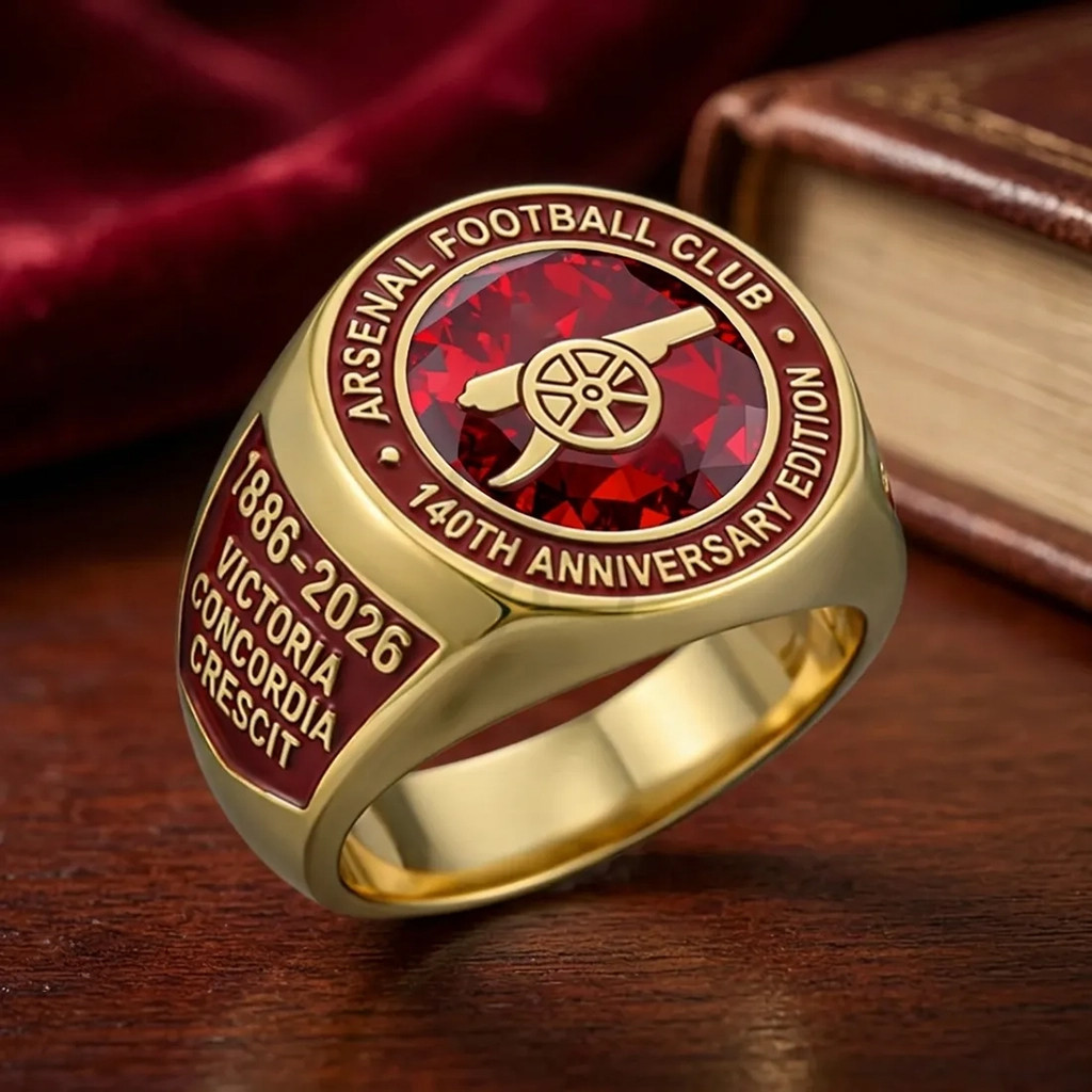 Arsenal Football Club 140th Anniversary 1886 2026 Commemorative Ring ...