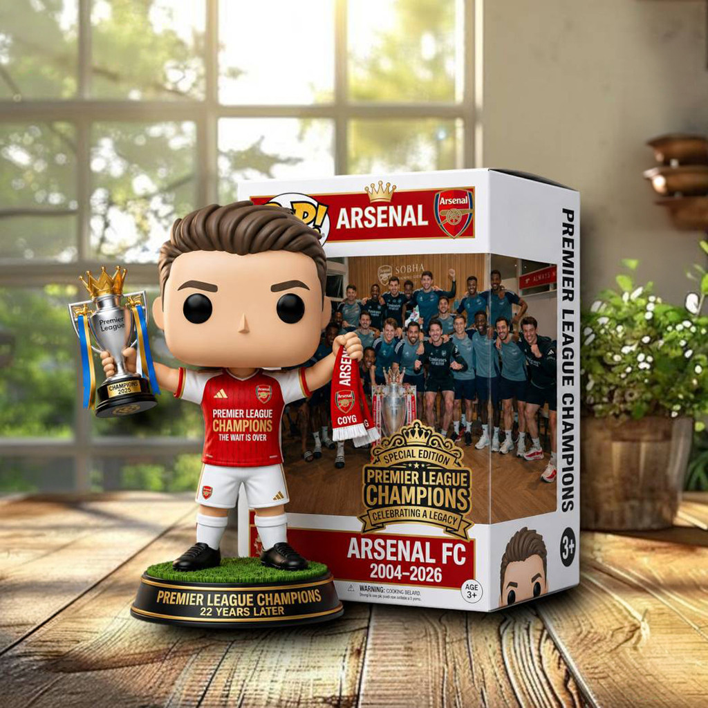 Arsenal 22 Years Later Champions Funko Pop Arsenal Premier League ...