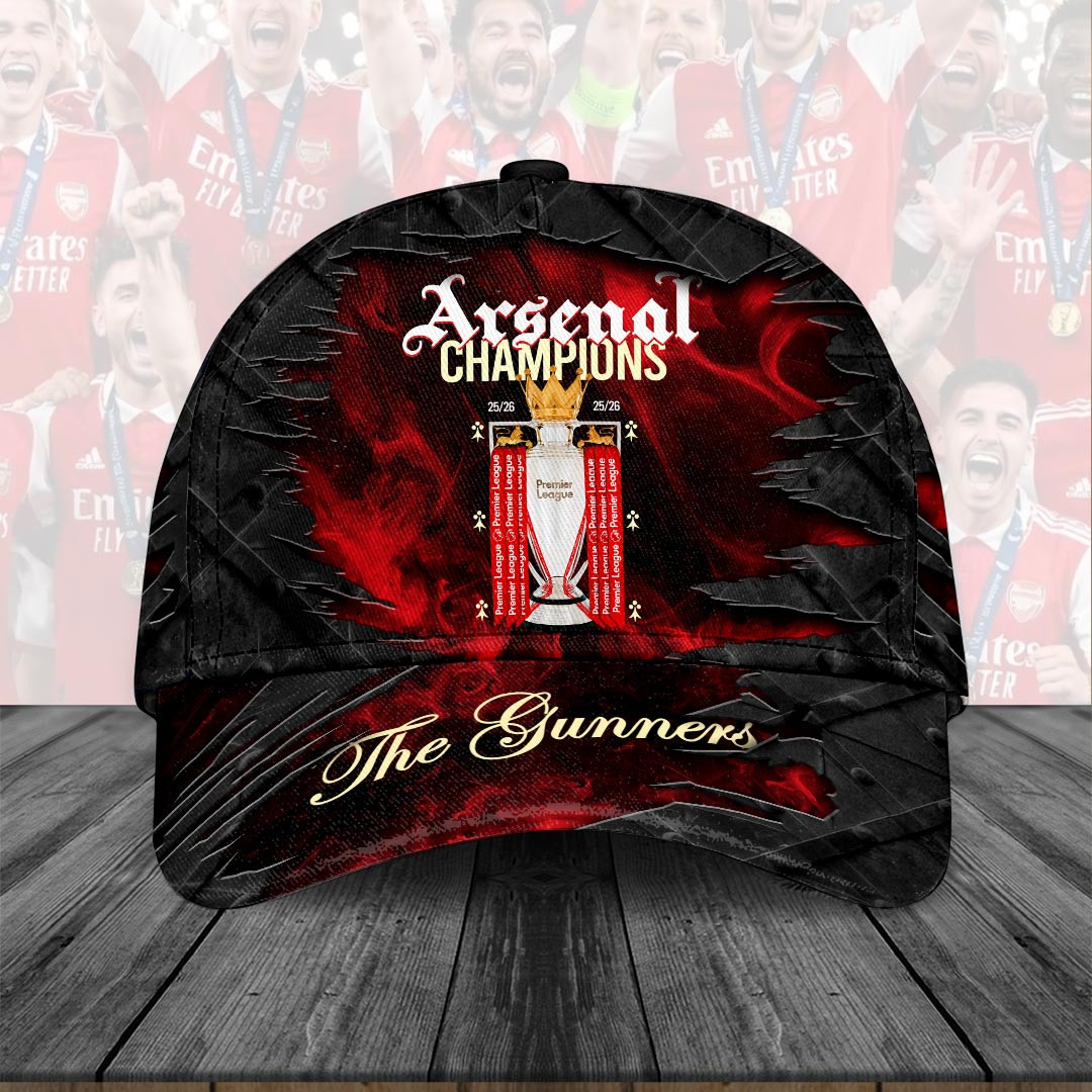 Arsenal Football Club Champions The Gunners Hat Arsenal FC Merch Game ...