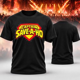 Captain Save A Ho Logo Superman Parody T-Shirt Casual Graphic Clothing Gifts For Him