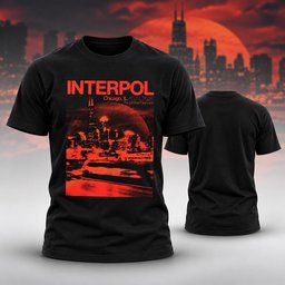 Interpol Merch Interpol Chicago Il The Salt Shed Fairgrounds T-Shirt Rock Lovers Gifts