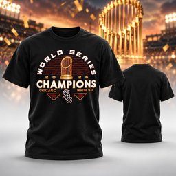 Chicago White Sox Merch 2026 World Series Champions T-Shirt White Sox Fans Gifts