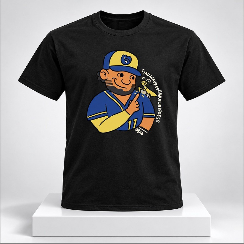 Milwaukee Brewers Merch Jackson Chourio Smilwaukee Brewerssss 0626 T-Shirt Best Gifts