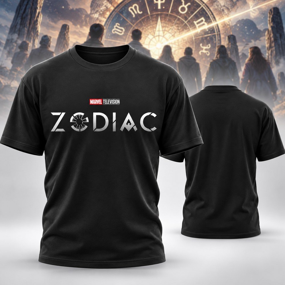 Marvel Merch Zodiac T-Shirt Marvel Television_s Upcoming Series Apparel Gift Ideas