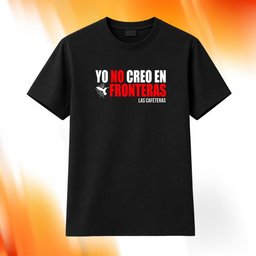 Las Cafeteras Merch Keith Ellison Yo No Creo En Fronteras T-Shirt Keith Ellison Apparel