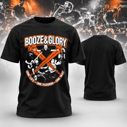 Booze And Glory Merch One Life One Passion One Way T-Shirt Booze And Glory Lovers Gifts
