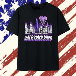 Golden State Valkyries Merch 2026 City Skyline Graphic T-Shirt Valkyries Game Day Clothing