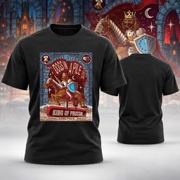 Dogs In A Pile Merch King Of Prussia Philadelphia Medieval Knight Dog T-Shirt Concert Apparel