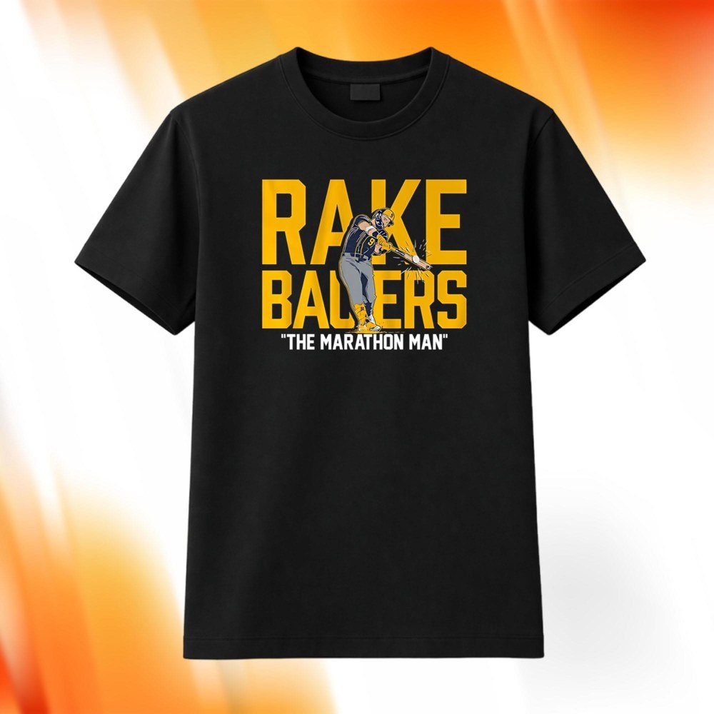 Milwaukee Brewers Merch Rake Bauers The Marathon Man T-Shirt Gifts For Jake Bauers Fans