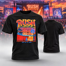 Rush Merch Fifty Something Tour 2026 Live Concert Seattle T-Shirt Gifts For Rush Lovers