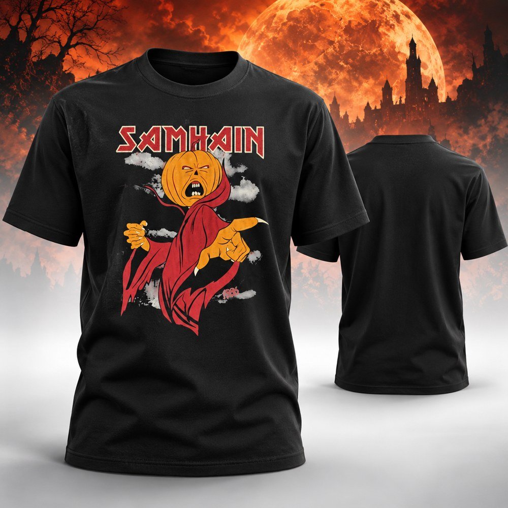 Retrokid Merch The Real Ghostbusters Samhain Vintage T-Shirt The Real Ghostbusters Apparel