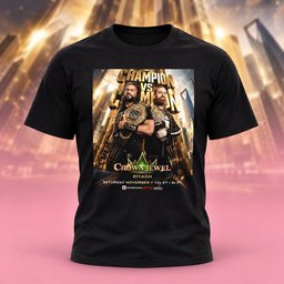 WWE Crown Jewel Merch Riyadh Roman Reigns Vs Sami Zayn T-Shirt WWE Apparel Gift Ideas