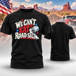Nice We Can_t Eat Road Salt T-Shirt Anti Trump Clothing Gifts For Protesters