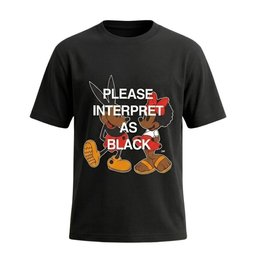 Please Interpret As Black T-Shirt Funny Meme Graphic Clothing Gifts For Meme Lovers