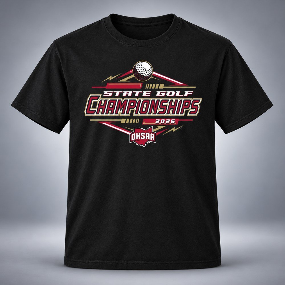 Ohio High School Golf Championship Graphic T-Shirt OHSAA State Merch Gifts For Golf Lovers