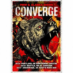 Converge Merch Converge PNW And Alaska Show Event Poster Wall Art Decor Gifts Ideas