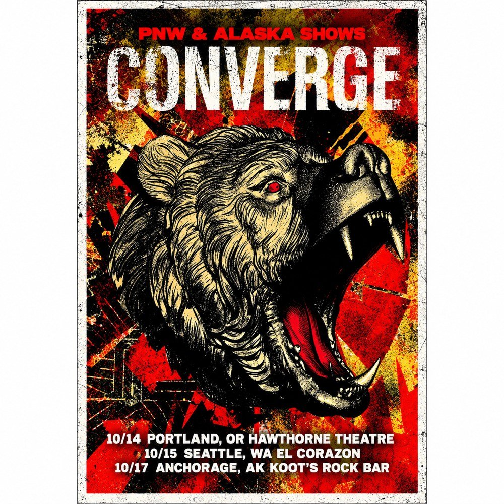Converge Merch Converge PNW And Alaska Show Event Poster Wall Art Decor Gifts Ideas