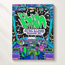 Phish 2026 Huntsville Alabama Psychedelic Space Poster Phish Merch Gifts For Phishheads